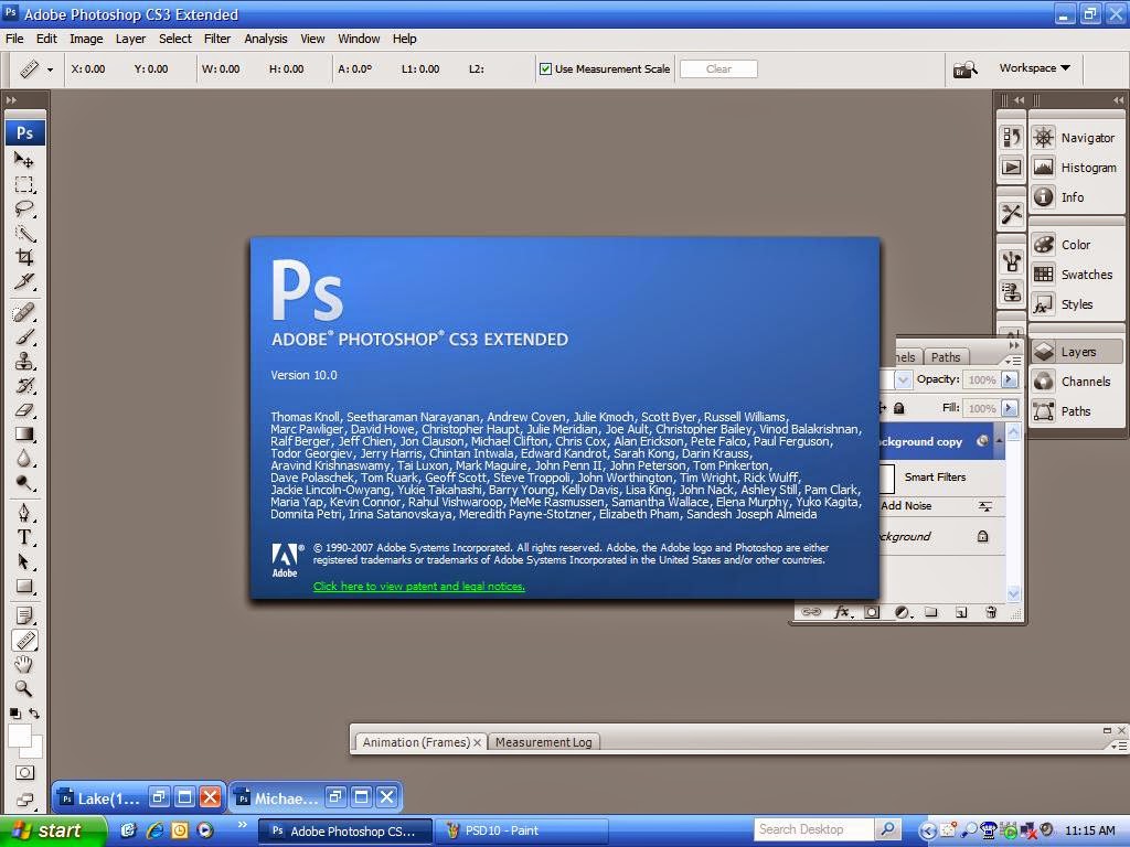Adobe photoshop cs3 software